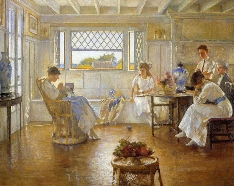 Edmund Tarbell - 107, Tutti in una stanza